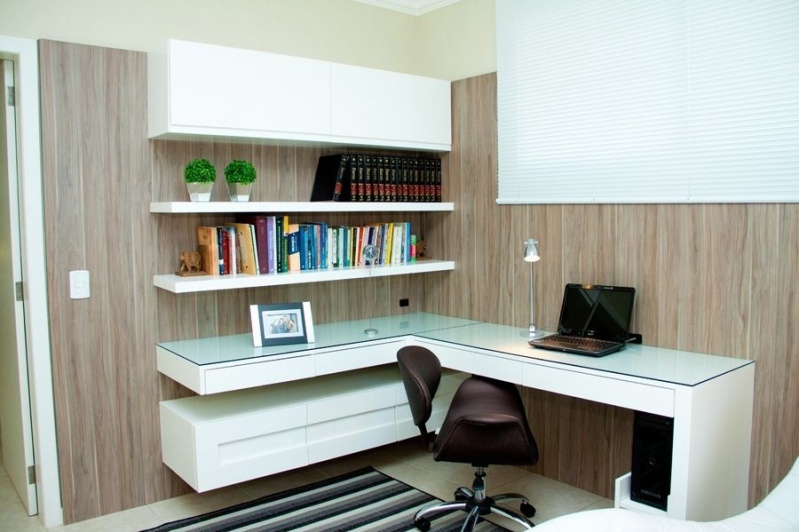 Móveis Planejados para Escritórios Residenciais na Biritiba Mirim - Móveis Planejados para Escritório Residencial