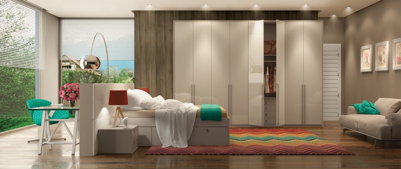 Móvel Modulado para Quarto Casal na Vila Rio de Janeiro - Móveis Modulados para Closet